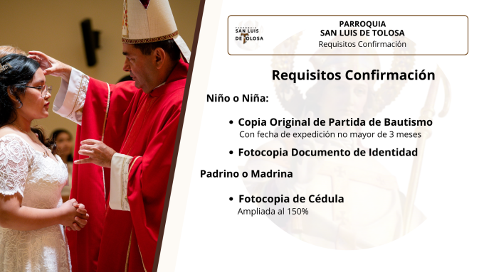 REQUISITOS CONFIRMACION